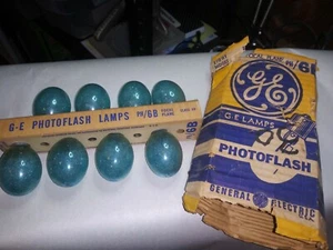 G&E PHOTOFLASH LAMPS PH/6B  8 BULBS - Picture 1 of 4