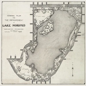 1913 Map of Lake Nokomis Hennepin County Minnesota - Picture 1 of 4