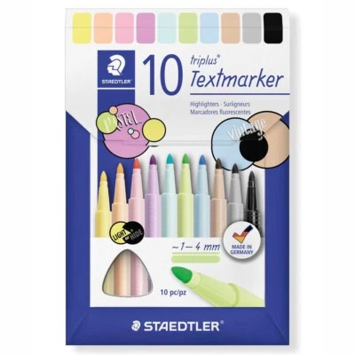 STAEDTLER Textmarker triplus textsurfer 362 Pastell 10 Farben