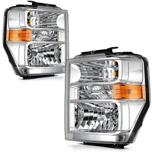Headlights Assembly For 2008-2021 Ford E-150 E-250 Super Duty Left Right Side - Bild 1 von 9