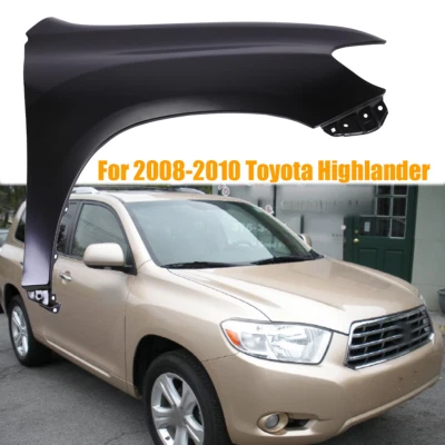 New Fender For 2008-2010 Toyota Highlander Front Passenger Side Primed Steel - Image 1 of 4
