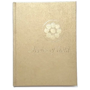 Vtg Apples of Gold Book Jo Petty 1962 Hardcover Published C R Gibson Love Peace - Imagen 1 de 8