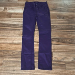Jen7 7 for all mankind purple slim straight leg jeans woman's size 4 - Picture 1 of 7