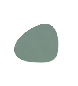 Lind DNA Place Mats, Danish Designer Placemats Leather. Pastel Green - Picture 1 of 3