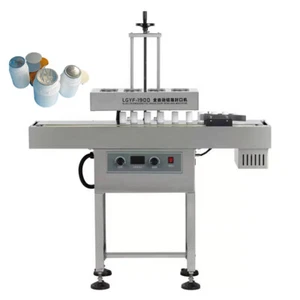 Máquina de sellado de tapas de papel de aluminio de inducción continua Sellador de tapas de papel de aluminio - Imagen 1 de 6