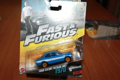 FORD - ESCORT RS 1600 (MK1) - 1970 - SCALA 1/58 - MATTEL - Immagine 1 di 3