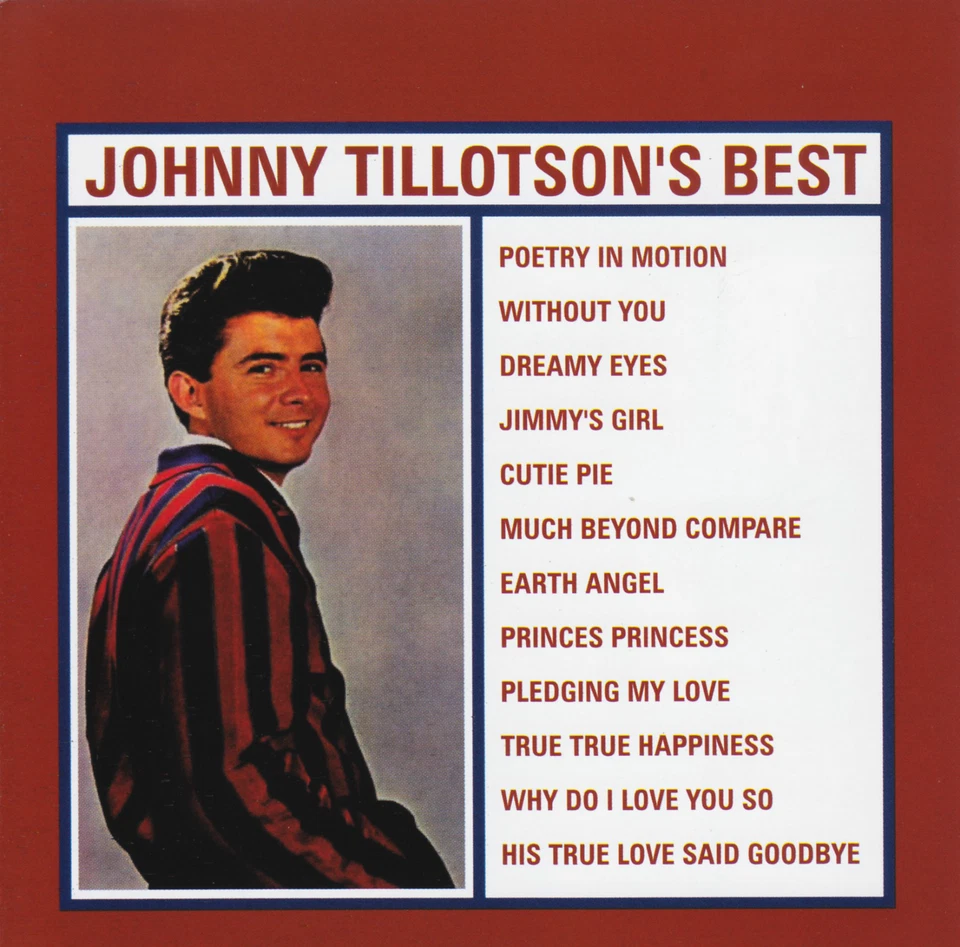 JOHNNY TILLOTSON - BEST CD ~ EARTH ANGEL~POETRY MOTION 60's GREATEST HITS *NEW* - image 1 of 1