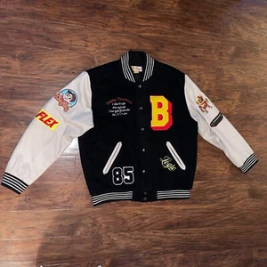 Giacca Vintage Logic Bobby Tarantino Varsity Letterman Patch Uomo Taglia Large - Foto 1 di 23