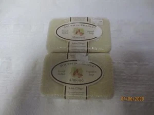2 shrink wrapped bars South of France French Miilled almond soap 8.8 ounce ea - Picture 1 of 1