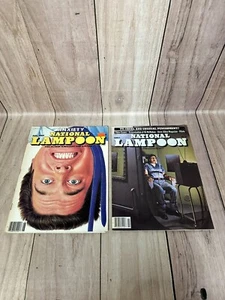 VINTAGE 2x National Lampoon Magazines AUG 1980: Anxiety + NOV 1981 TV: Cruel.... - Picture 1 of 16
