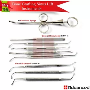 Strumenti di sollevamento sinusoidale dentale impianto ascensori periostiali siringa innesto osseo - Foto 1 di 4