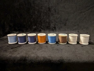 Maderia embroidery thread 200M LOT 8 colors USED - Picture 1 of 2