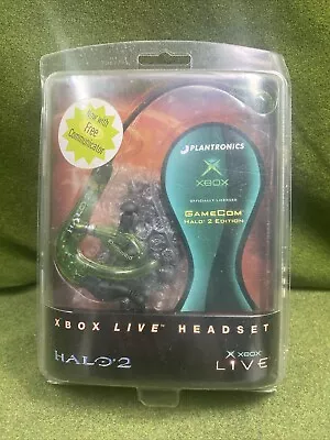 Plantronics GameCom Halo 2 Edition Green Ear-Hook Headset New Sealed - Image 1 of 4