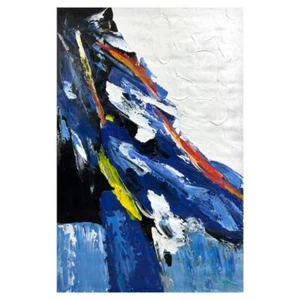 Mani Original Oil Painting on Canvas (40" x 60") Hand Signed Art - Picture 1 of 3