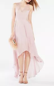 NUEVO VESTIDO BAJO BCBGMAXAZRIA LAVANDA ANGELEA PLISADO ALTO JGK63H81/L432A TALLA 6 - Imagen 1 de 3