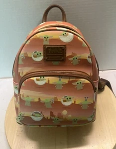 Loungefly Disney Star Wars Mandalorian The Child Baby Yoda Mini Rucksack - Bild 1 von 9