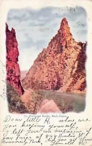 Postkarte CO: Currecanti Needle, Black Canyon, Colorado, UDB verschickt 1908 - Bild 1 von 2