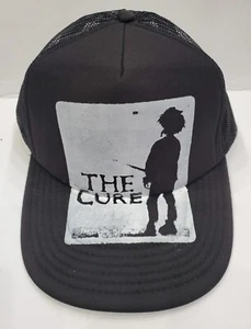 80er 90er Jahre Rückblenden Farben Aushärten Gitarre Trucker Druckknopflasche verstellbar 5 Panel - Bild 1 von 2