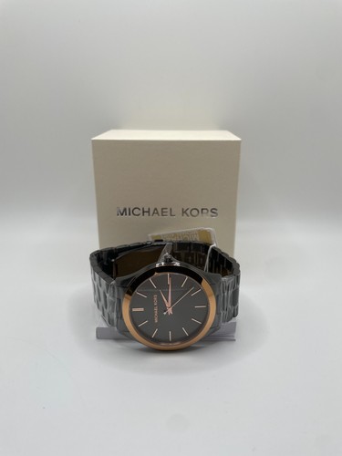 Orologio da polso Michael Kors Slim Runway MK8576 uomo grigio quarzo analogico classico