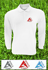 Atomic Bowls Mens Womens Unisex Lawn Bowls Long Sleeved Polo Shirt Top