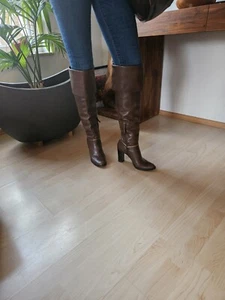 POLLINI Damen-Stiefel Vollleder Gr. 39 - Bild 1 von 5