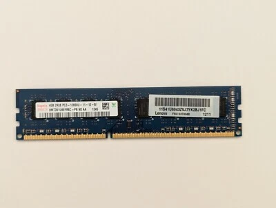 4GB DDR3 PC3-12800 1600 MHz DIMM (Lenovo 03T6566 Genuine) Desktop Memory RAM - Image 1 of 2