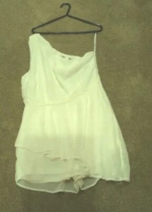 White Misguided Playsuit - Picture 1 of 4