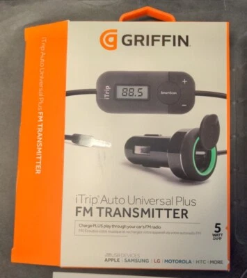 Griffin iTrip Auto Universal Plus FM Transmitter used original packaging  - Image 1 of 4