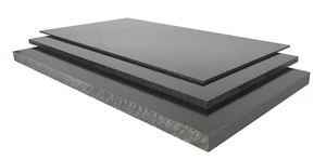 Hartpapier schwarz Dicke bis 20 mm Länge bis 2 m wählbar Kunststoffplatte - Bild 1 von 3