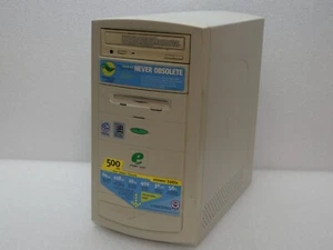 PC desktop vintage Emachines Etower 500ix Intel Celeron Win 98 - Foto 1 di 12