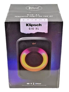Klipsch Gig XL - Wireless Speaker - Bluetooth Portable IPX4 Garden Outdoor Party - Picture 1 of 4