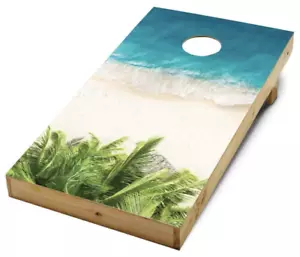 Cornhole Calcomanías Skins 2x4 Tropical Rec League Adhesivo Respaldo🌴NUEVO🌴2 Juego de Envolturas - Imagen 1 de 5