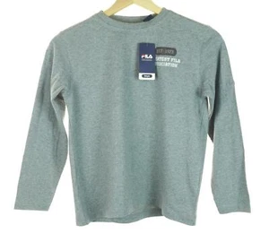 Nuevo Niño Infantil Niños Genuino Fila Camiseta Edad 8 Años Largo Manga Codo - Imagen 1 de 4