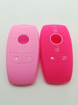 2*Cubierta de llave de llavero para Mercedes-Benz C63 AMG C GLA GLC GLE IYZ-MS2 2016-2020 Foto 1 de 4