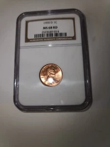1990D Lincoln Cent NGC MS68 This is a very nice looking coin!... - Picture 1 of 3