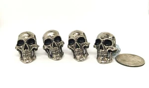 4 Totenkopf Skull,Schrauben,Kennzeichen,Stammes,motorrad chopper,Schädel,bolts - Bild 1 von 7