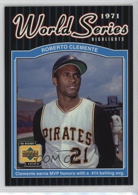 2001 Upper Deck Decade 1970-е Роберто Клементе No172 HOF - Изображение 1 из 2