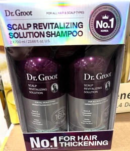 Dr. Groot Scalp Revitalizing Solution Hair Thickening Shampoo Set 2 x 700ml - Picture 1 of 7