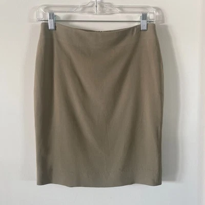 Falda para mujer Valentino Roma beige líneas lápiz talla 40/4 K16 Foto 1 de 3