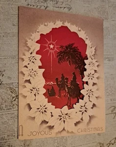 Weihnachtskarte Vintage gebraucht ohne Umschlag - Bild 1 von 4