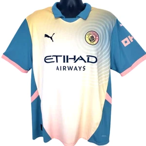 Manchester City 2024 -2025 Fourth Replica Puma Men's Soccer Jersey Size XL - Picture 1 of 1