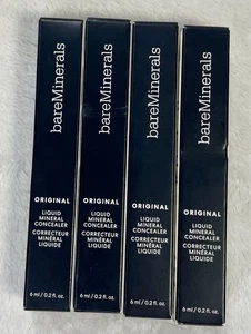 Bareminerals Original Liquid mineral Concealer 6ml Lot of 4, 2076x3 & 2077x1 NOS - Picture 1 of 5