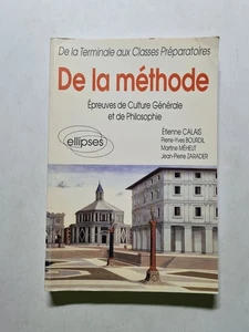 De la méthode: épreuves de culture générale et de philosophie de la - Picture 1 of 2