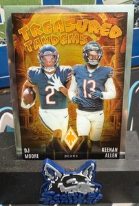 2024 Panini Phoenix - #TT-CHI DJ Moore, Keenan Allen - Treasured Tandems - Bears - Picture 1 of 3