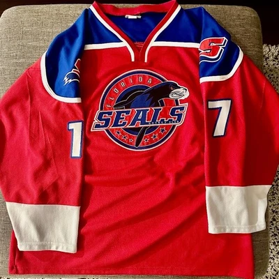 Camiseta de hockey vintage de los Florida Seals Steve Zoryk Foto 1 de 4