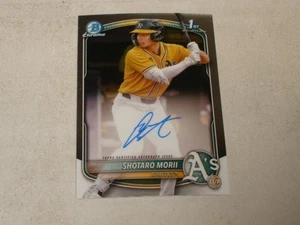2025 Bowman Chrome Prospects Autograph Auto #SM Shotaro Morii - Picture 1 of 2