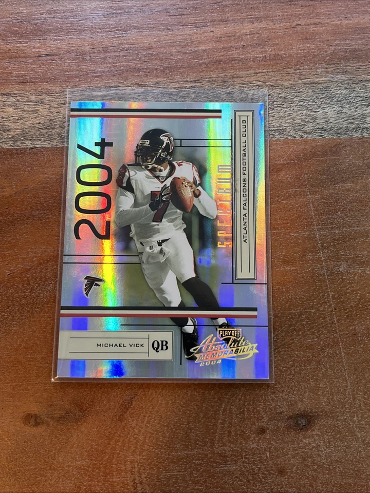 2004 Playoff Absolute Memorabilia - Spectrum #5 Michael Vick /100 - Image 1 of 2