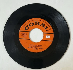 BUDDY MERRILL "Rock 'n" Roll Ruby" rare (great) 1956 CORAL ROCKABILLY 45 - Picture 1 of 2