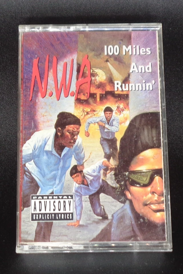 100 Miles and Runnin' [EP] by N.W.A (Cassette, Aug-1990, Priority Records) C023 - Image 1 of 1