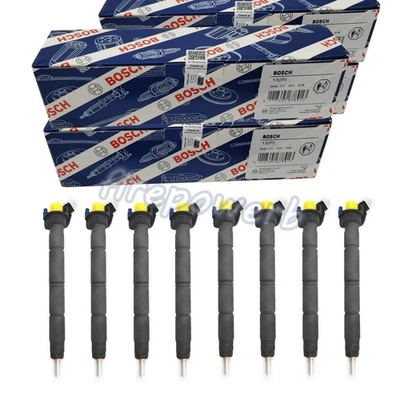 8X BOSCH FUEL INJECTOR FOR FORD F250 F350 F450 POWERSTROKE 6.7L 2011-2014 DIESEL Foto 1 de 4